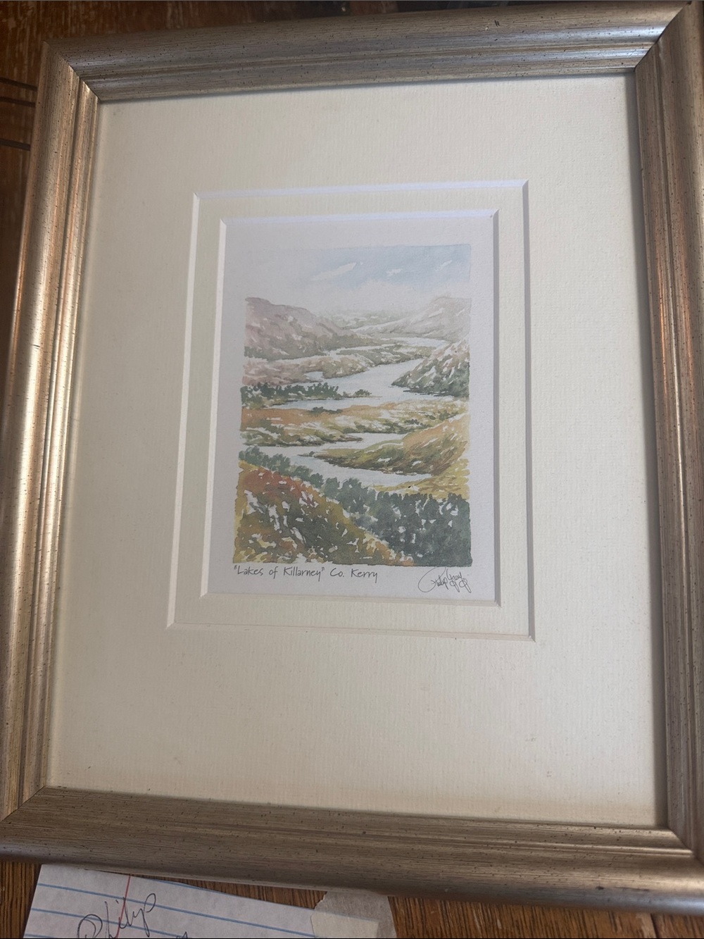 "Lakes of Killarney" Co Kerry, Irish landscape artist Philip Gray